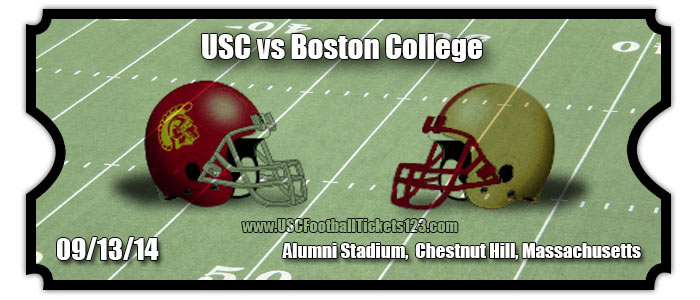 USC Trojans vs Boston College Eagles Football Tickets | Sept. 13, 2014