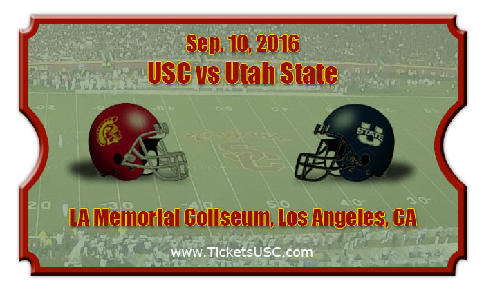 USC Trojans vs Utah State Aggies Football Tickets | Sep. 10, 2016