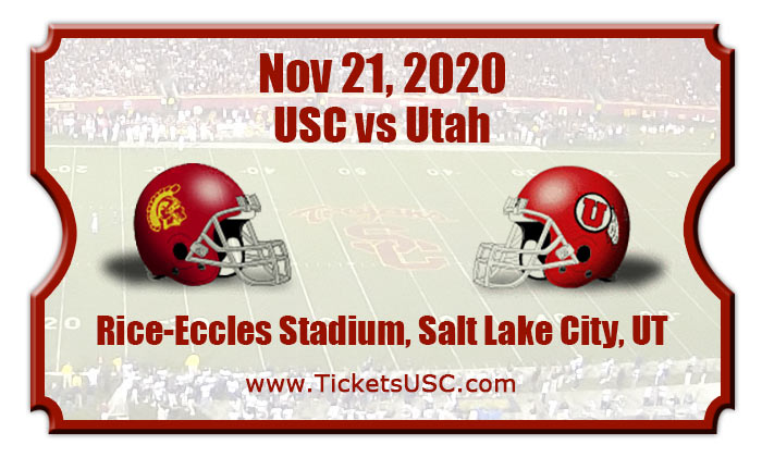 USC Trojans vs Utah Utes Football Tickets | 11/21/20