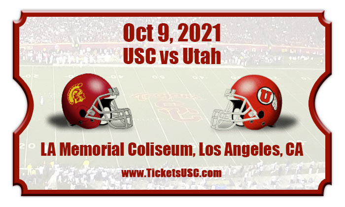 USC Trojans vs Utah Utes Football Tickets  10/09/21